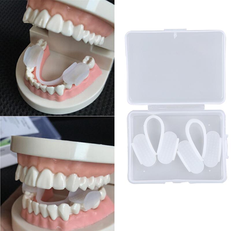 2Pcs Dental Mouth Guard Bruxism Splint Teeth Grinding Sleep Aid Braces Tool