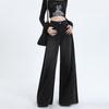 Wide Leg High Waist Jeans For Women With Retro Style And Cotton Denim Fabric
