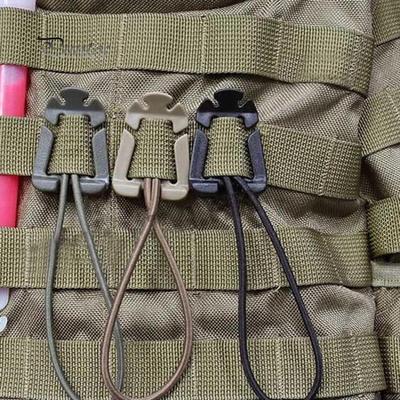 1 пара тактических ремней Molle с лямками, Dominator Cord, пряжки для подвешивания