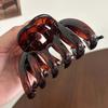 Elegant Large Size Hair Claw Clip Transparent Color Minimalist Simple Shark Clip Hair Accessories for Thick Hair