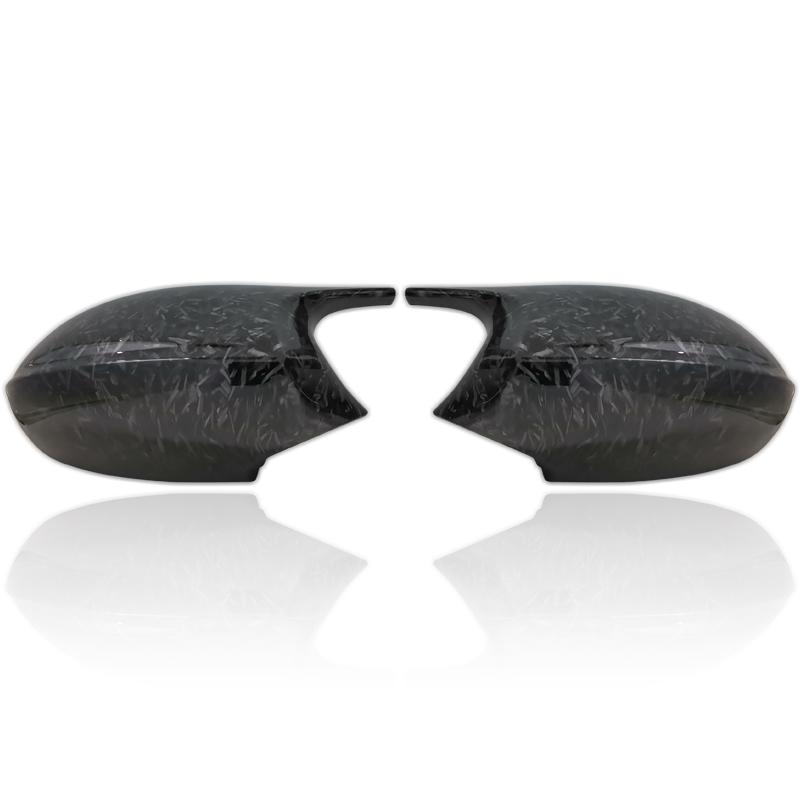 KJVF7 E90 E91 Black M3 Style Cover E81 E82 E87 E88 for BMW 1 3 Series E92 E93 Carbon Fiber M Look Rear Mirror Cap Car Accessories