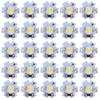 25Pcs 0.5W 5V High Power LED Lamp Bead Light Source Chip with Aluminum PlateUV Purple Light: