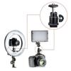 ABS Ball Head Stand for Hot Shoe with 360 Rotation For Most Cameras Tripods LED Video Lights Videography