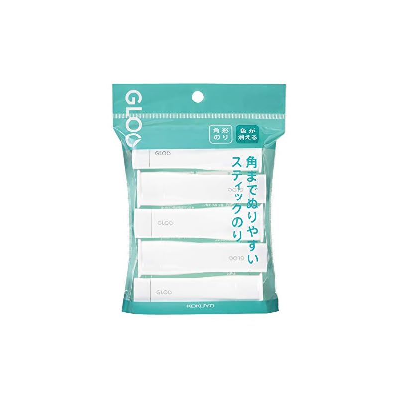 KOKUYO GLOO Исчезающий клей-карандаш, Маленький размер, 5 шт. (TA-G311-5P)