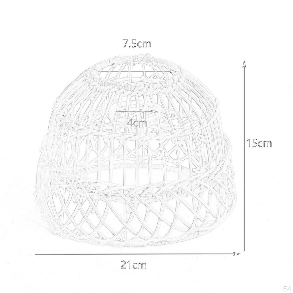 Потолочный вентилятор, тканый абажур, светильник в деревенском стиле, люстра из ротанга в стиле ретро