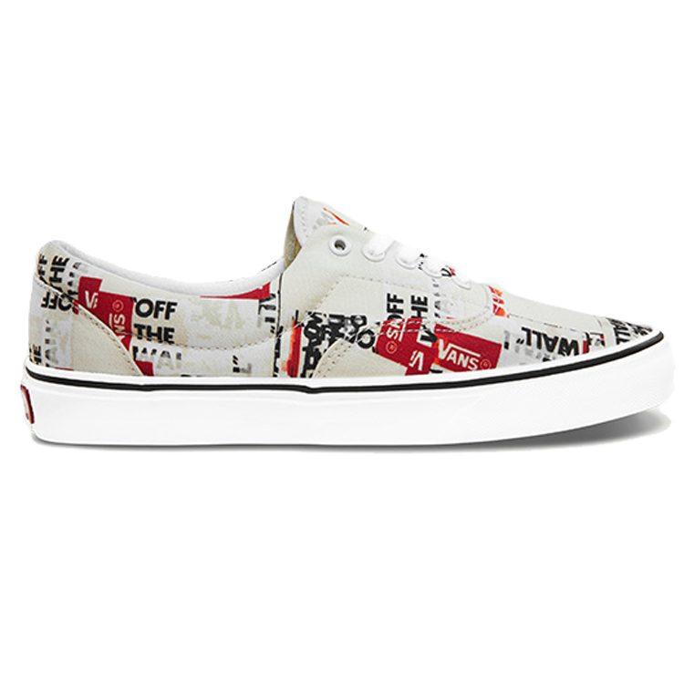 Vans Era Алфавит Серый Красный Унисекс 'Серый Красный' VN0A4U39WN4