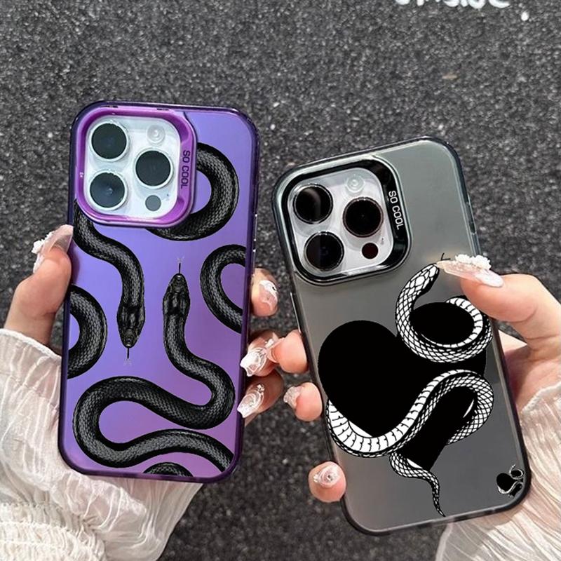 Крутой чехол Snake для iPhone 16 Samsung A55 A35 A34 S24 FE Xiaomi Redmi Note 13 Pro 14C Huawei Honor 200 противоударный бампер для телефона с защитой от царапин