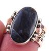 Natural Pietersite Gemstone Handmade 925 Sterling Silver Two Tone Ring S.6 E5g73