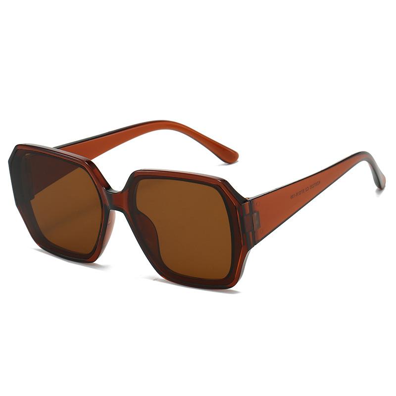 New personalized fashion, large square face, small sunglasses, UV-proof sunglasses, European and American concave sunglasses