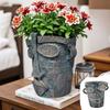 Picasso-Inspired Abstract Face Flower Pot - Brutalism Planter With Sculptural Art For Home Decor & Planting