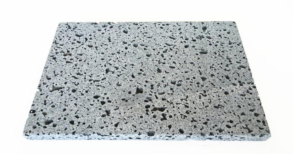 Лавовая тарелка для Якинику 20 x 30 см Шедевр, вырезанный из магмы Отлично подходит для кемпинга Лавовая уличная кассетная печь Якинику бездымная Популярный набор для барбекю