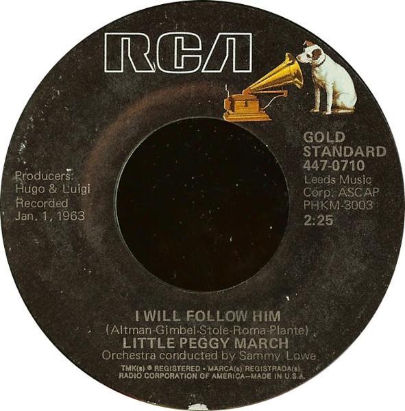 7inch Record PEGGY MARCH - I Will Follow Him / Hello Heartache 4470710 RCA 1976 US Pop Used