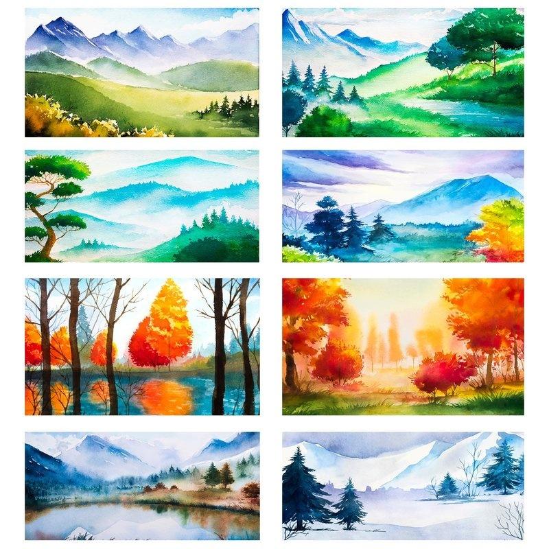 20/24/48Pcs Watercolor Brush Pens Art Markers, Art Supplies Brush Marker Pens Colored Pens Script Paintbrush for Calligraphy