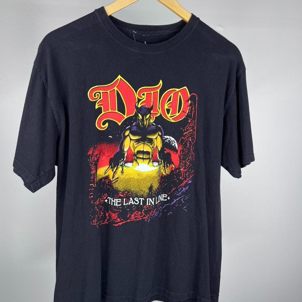 dio the last in line band tee black color reprint unisex shirt AN49176