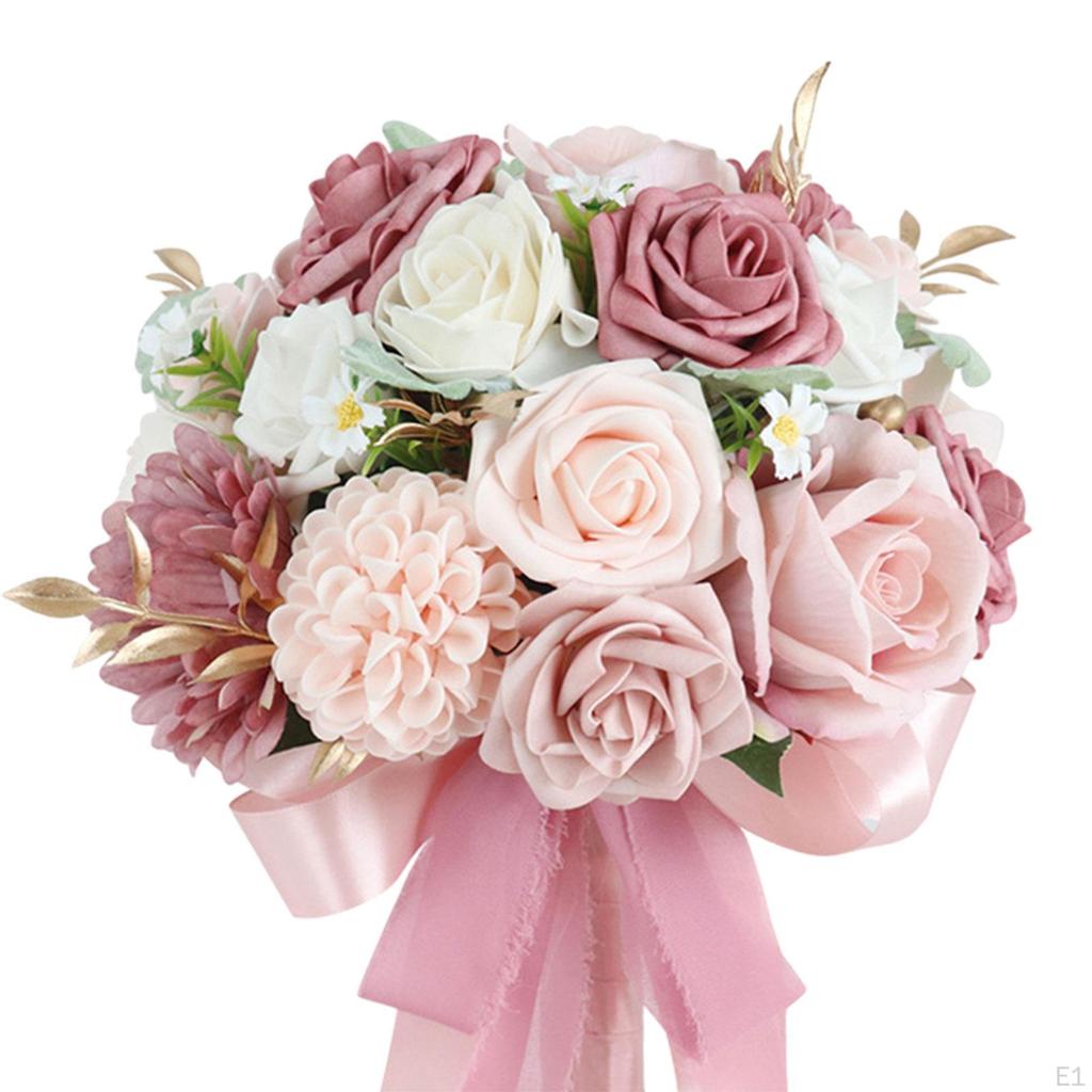 Artificial Flower Bouquet for Weddings with Bride