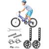 Children's Bicycle Training Wheels Flash Mute Wheel Bicycle Stabiliser Mounted Kit Compatible for 12 14 16 18 20 Inch Kids Bikes