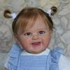 BZDOLL 55 см, 3D-краска, видимые вены, мягкая силиконовая кукла Reborn, игрушка для девочек, улыбающаяся принцесса для малышей, Bebe, наряд, живой подарок