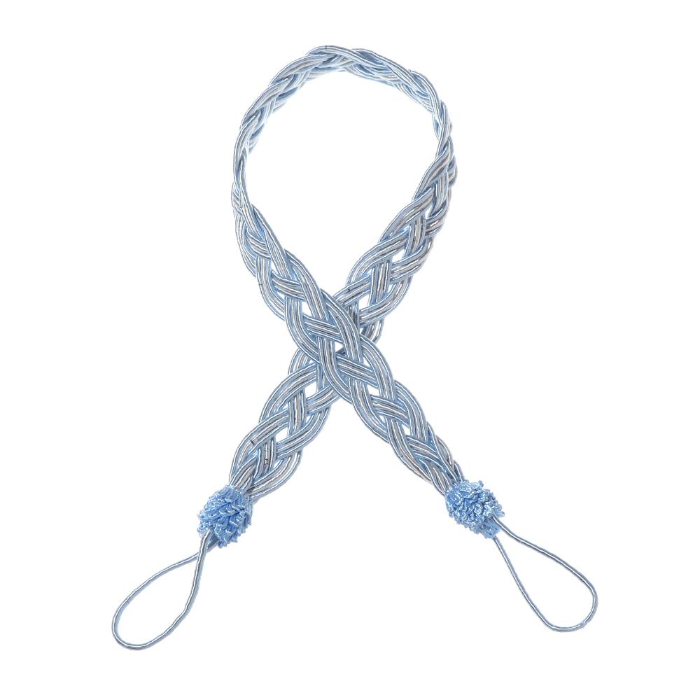 Durable Simple Modern Curtain Holder Rope Tie Backs Satin Voile Strap Braided Tiebacks