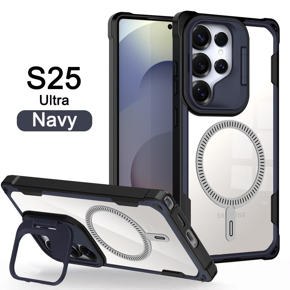 Модель щита из кости оракула подходит для мобильного чехла Samsung S25ultra S24PLUS с подставкой для объектива N52, магнитное поглощение, защита от падения