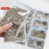 1440Pcs Glitter Crystal Clear Rhinestones Non Hotfix Flatback Strass Sewing/Fabric/ Nail Art Rhinestones Decorations