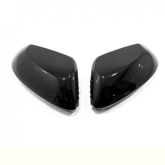 For Toyota Corolla -2024 Bright Black Side Mirrors Rearview Cover