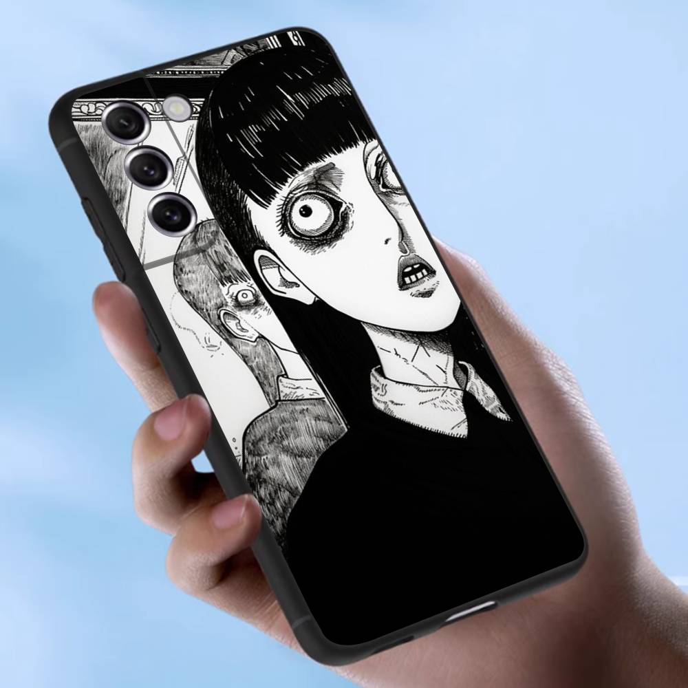 Чехол для Samsung Galaxy с изображением японского хоррор-манга Чехол S25 S23 S22 S21 S30 S20 S10 Ultra Plus FE Мягкий чехол из ТПУ