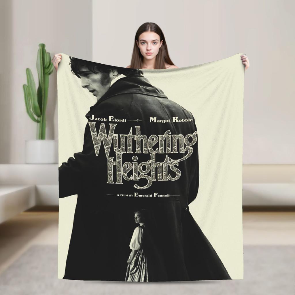 Wuthering Heights 2026 Movie Gift Fashion Blanket For Men Women Ultra Soft Throw Fashion Blankets for Living Room es Multi-size