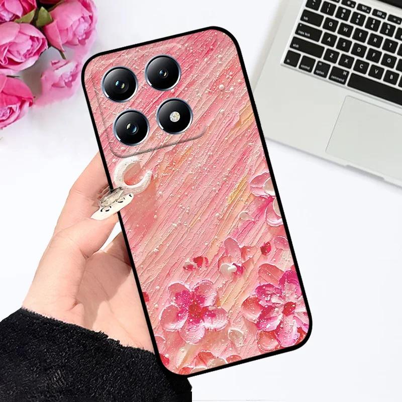 Мультяшный чехол для Xiaomi 14 14T Pro Модный печатный защитный чехол для телефона для Xiaomi Mi 14T 14 15 Мягкий ТПУ Силиконовый Funda Бампер