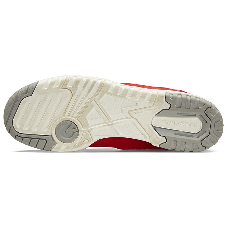 New Balance 550 Suede Pack - Team Red Unisex Sneakers White Concrete BB550VND