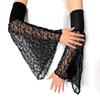 Muslim Sleeves Lace Sunscreen Sleeves Halloween Funeral Sleeves Flower Show Arm Cover