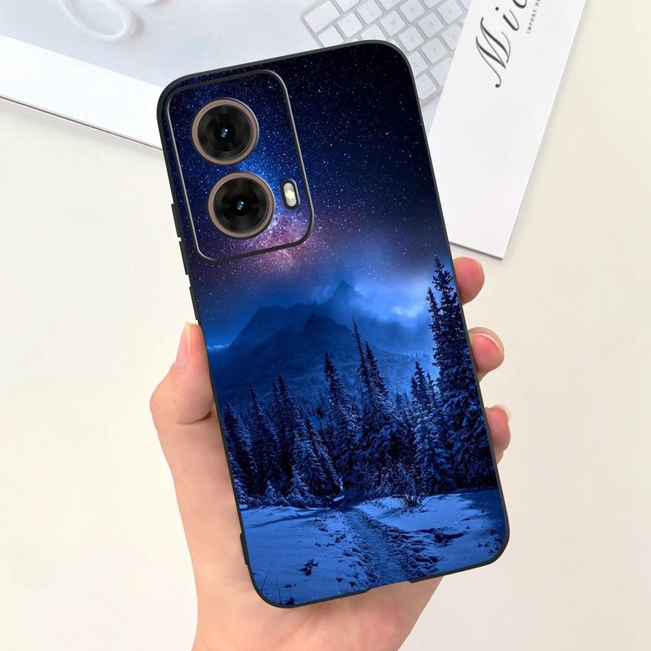 Для Motorola Moto G85 5G Чехол Милые Девочки-Астронавты Мягкий Силиконовый ТПУ Чехол для Телефона Для Moto G85 2024 Funda G 85 MotoG85 Матовый Чехол