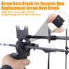 3Pcs Archery Bow Brush Plastic Arrow Rest Replacement Brush Archery Accessories Bow Supplies Small Arrow Rest Compound Kit