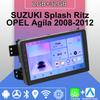 Android Carplay автомобильное радио для SUZUKI Splash Ritz OPEL Agila 2008-2012 мультимедийный проигрыватель головное устройство стерео GPS навигация BT WIFI 2+32 ГБ