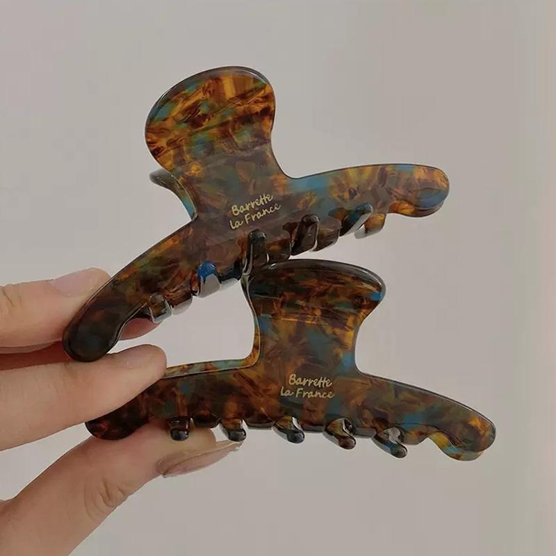 Элегантный высококачественный ацетатный коготь для женщин, темпераментные украшения для волос, женские винтажные заколки для волос, модные аксессуары для волос