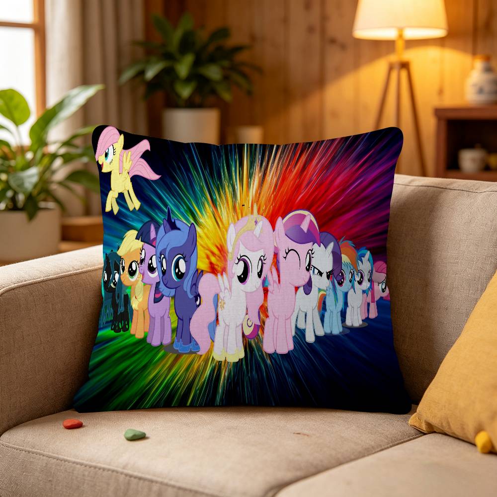 Мультяшная My L-Little P-Pony Розовая наволочка чехол для диванной подушки украшение для домашней комнаты детский подарок