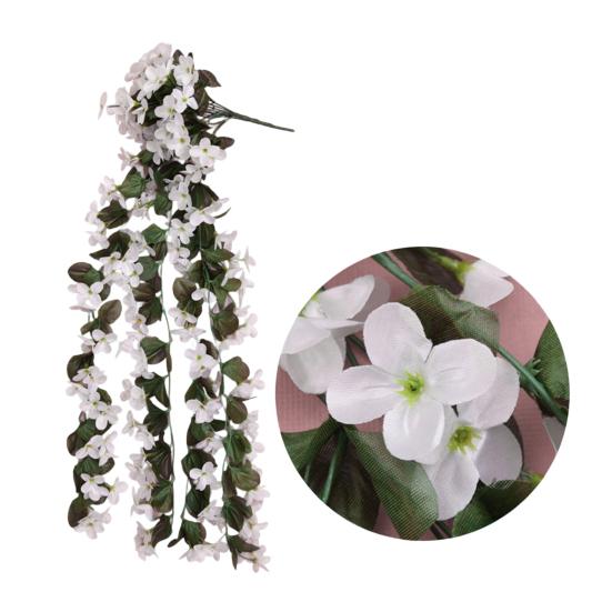 Outdoor Artificial Fall Fake Flowers Hanging Vines UV Resistant Faux Flowers Realistic Look Home Garden Decor