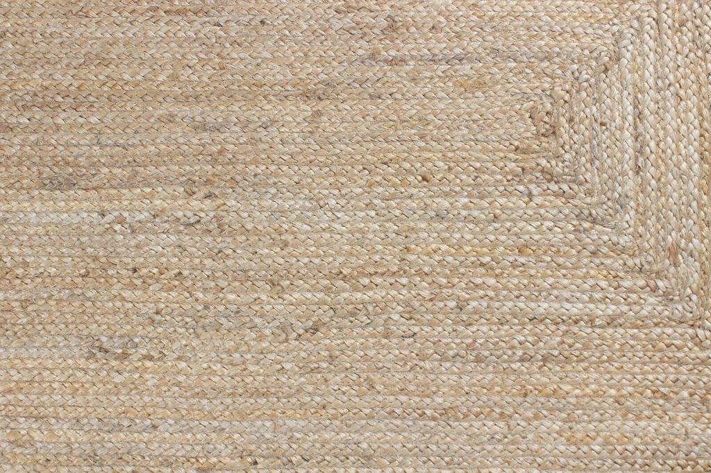Jute Rectangle Rug Handmade Natural Rug for Any Space Look Rustik Decor For Any Space Area