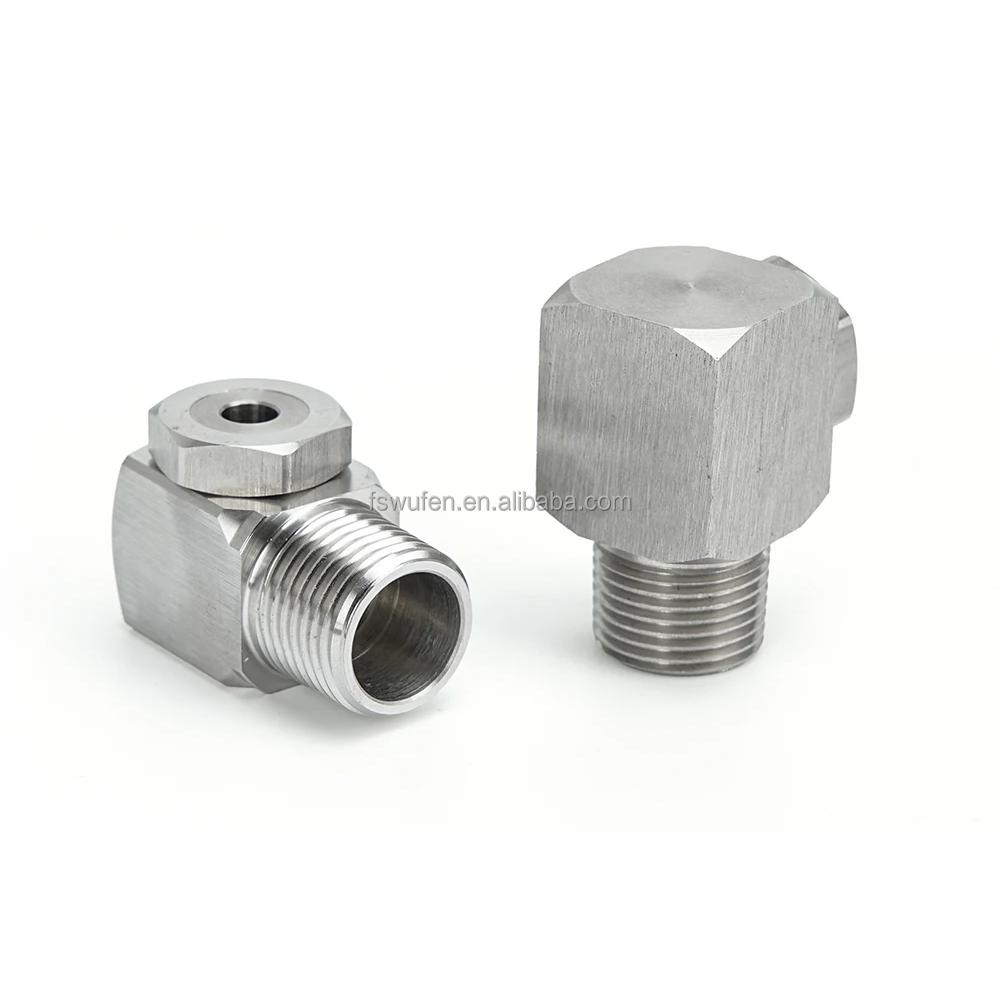 Huajue Stainless Steel 3/4 Inch Standard Type Tangential Whirl Hollow Cone Spray Nozzle 51-114 Degrees Spray Angle High-Pressure