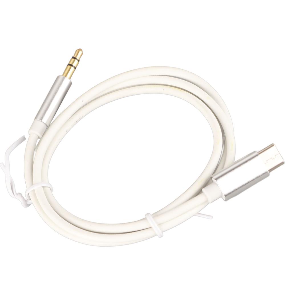 USB C To 3.5mm Sound Aux Jack Cable Stable Type C Adapter To 3.5mm Headphone Stereo Cord for Car