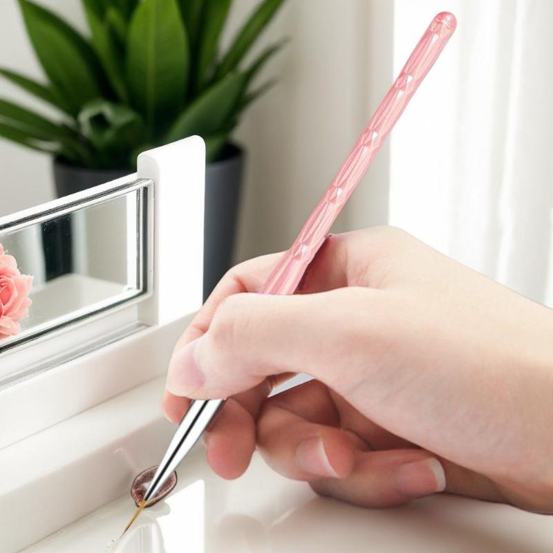 3pcs/set Precision Nail Art Liner Brushes Fine Detailing Tools for UV Gel Polish Painting and Nail Design