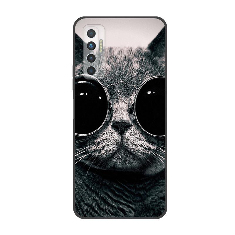 For Tecno Camon 17P Case Soft Silicone For Tecno Camon 17P Casing Painted TPU Back Cover