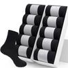 5 Pairs High Quality Men‘s Socks Cotton Casual Business Middle Black Breathable Male Crew Socks Dress Gifts Socks Size 38-44