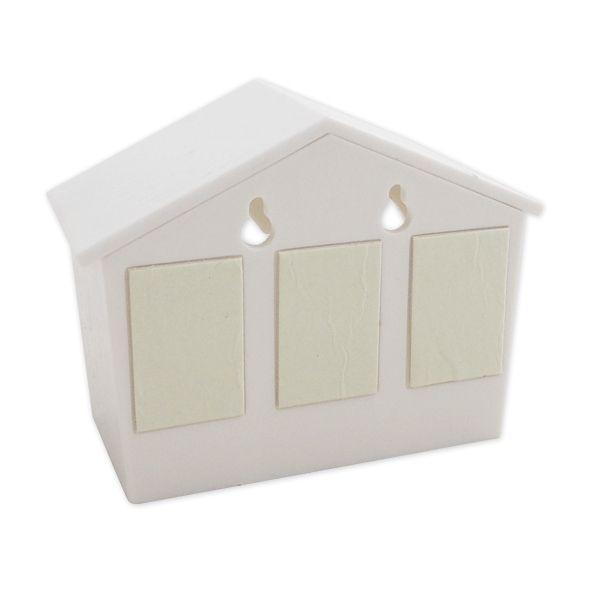 Брелок для ключей с 2 кольцами для ключей пара птиц неразлучной коричневой хижины