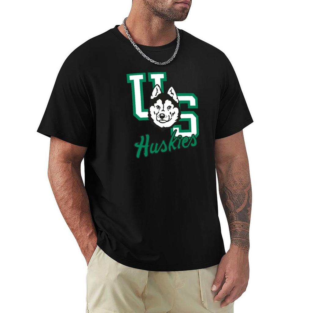 Saskatchewan College Huskies Logo1 TShirt tees vintage anime shirt graphics summer tops mens graphic tshirts big and tall