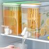 Кувшин для воды большой емкости с краном для холодильника, для хранения холодных и горячих напитков, пластиковый кувшин для сока, холодного чая, кухонного домашнего использования, набор коробок для льда