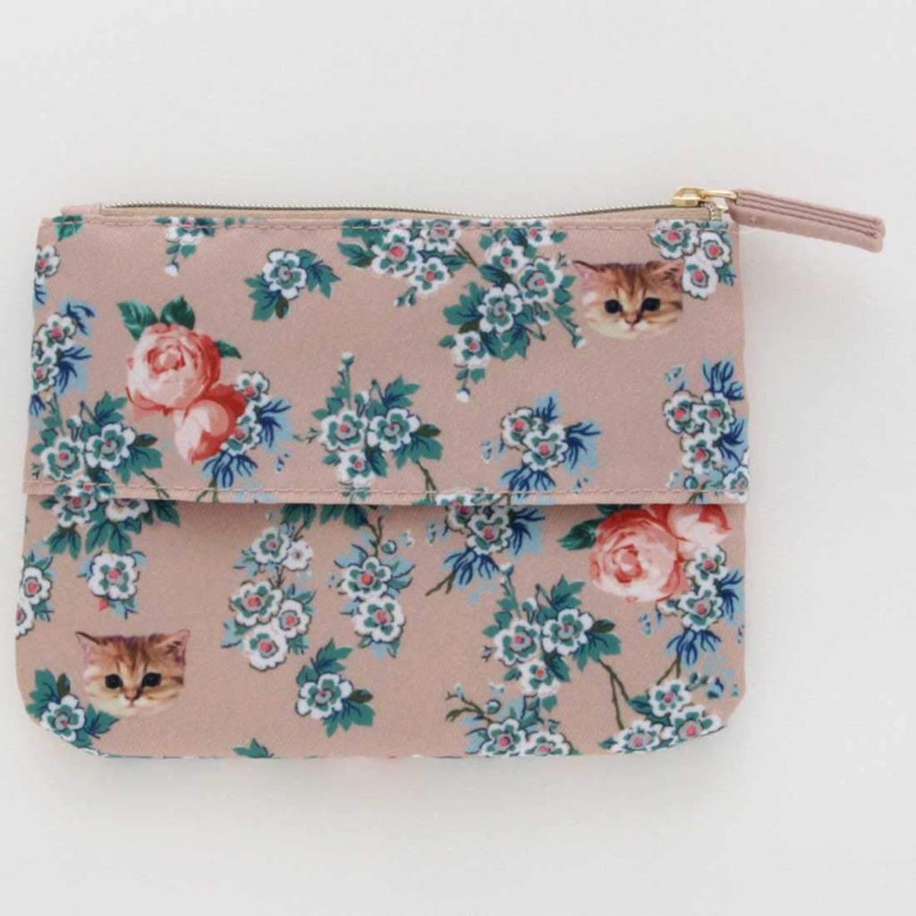 PAUL JOE ACCESSOIRES Tissue Pouch Pocket Tissue Case Pouch Floral Pattern 10cm x & (Paul & Joe) (Beige) Women's (Approx. 14cm) 107457-1202-04