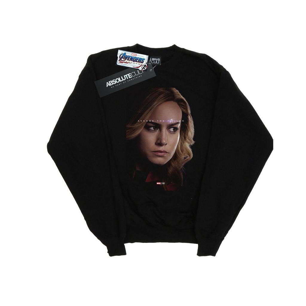Marvel Womens/Ladies Avengers Endgame Avenge The Fallen Captain Marvel Sweatshirt
