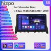 AI Voice 2 Din Android Auto Radio for Mercedes Benz C-Class W204 S204 Carplay 4G Car Multimedia GPS 2din Autoradio Stereo Audio Video Head Unit