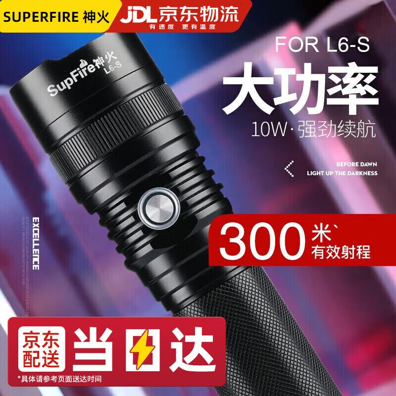 Сверхяркий перезаряжаемый светодиодный фонарик Shenhuo L6