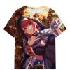 Sexy Anime Girl 3d Print T Shirt Tops Men's Women's Fashion Sports Large Size Tops Tees Sexy Girls Summer Tshirt Kids Clothing